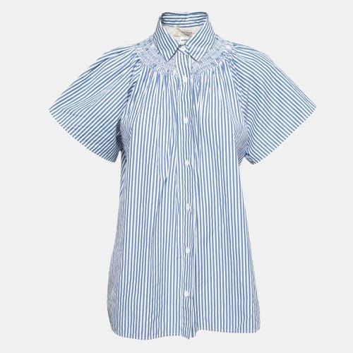 Striped Cotton Short Sleeve Shirt S - Weekend Max Mara - Modalova