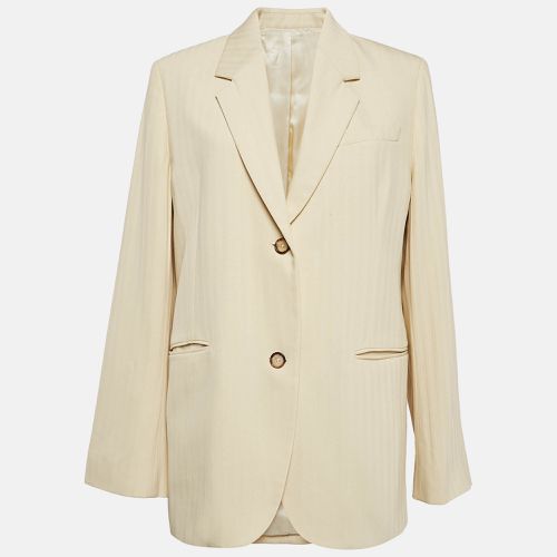 Herringbone Single Breasted Tailored Jacket S - Toteme - Modalova