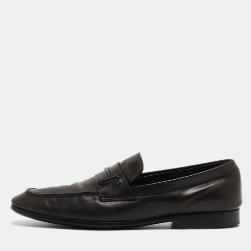 Leather Double T Slip On Loafers Size 43 - Tod's - Modalova