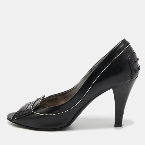 Leather Peep Toe Pumps Size 36 - Tod's - Modalova