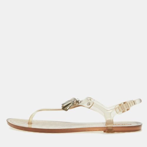 Rubber Tassel Bow Flat Thong Sandals Size 40 - Tod's - Modalova