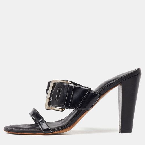 Patent Leather Buckle Detail Open Toe Sandals Size 40 - Tod's - Modalova