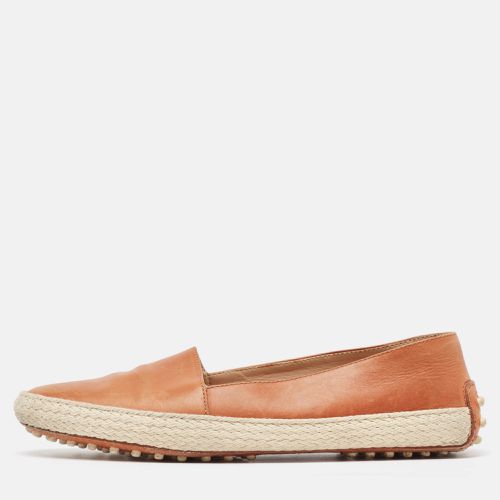 Leather Espadrille Flats Size 38 - Tod's - Modalova