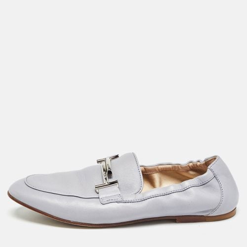 Leather Double T Loafers 37.5 - Tod's - Modalova