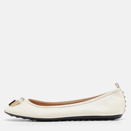 Leather Stud Ballet Flats Size 37 - Tod's - Modalova