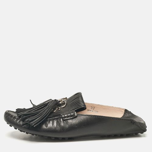 Leather Gommino Tassel Trim Mules Size 37 - Tod's - Modalova