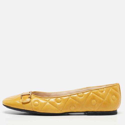 Quilted Leather T Buckle Ballet Flats Size 39.5 - Tod's - Modalova