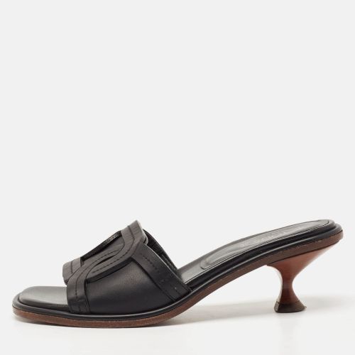 Leather Slide Sandals Size 37 - Tod's - Modalova