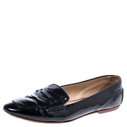 Patent Leather Pointed Toe Penny Loafer Size 40 - Tod's - Modalova