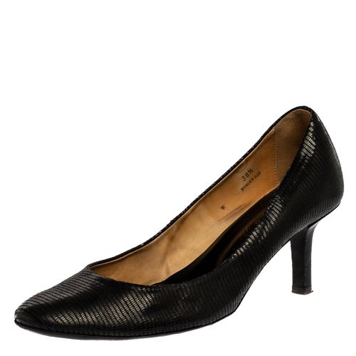 Tod's Black Leather Pumps Size 38.5 - Tod's - Modalova