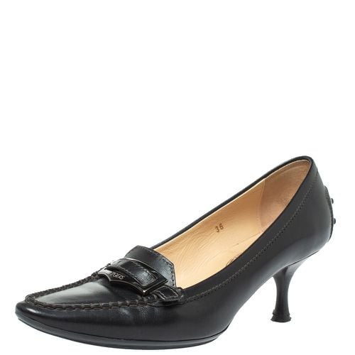 Leather Pointed Toe Penny Loafer Pumps Size 36 - Tod's - Modalova