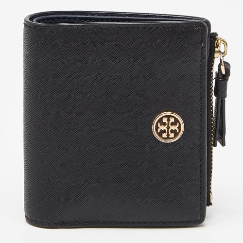 Leather Robinson Bifold Wallet - Tory Burch - Modalova