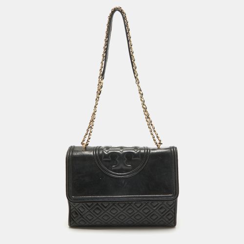 Quilted Leather Fleming Shoulder Bag - Tory Burch - Modalova