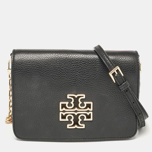 Leather Britten Flap Crossbody Bag - Tory Burch - Modalova