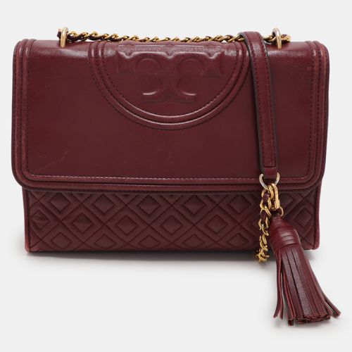 Quilted Leather Fleming Shoulder Bag - Tory Burch - Modalova