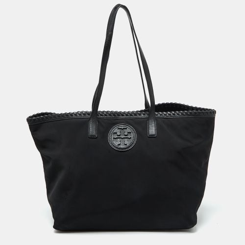 Nylon and Leather Marion Logo Whipstitch Tote - Tory Burch - Modalova