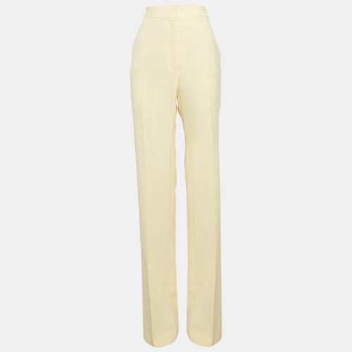 Pastel Stretch Crepe Straight Leg Trousers L - The Attico - Modalova