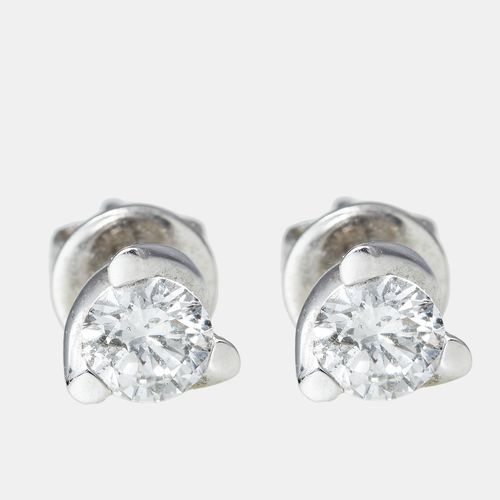 K Gold 0.77 ct Diamond Earrings - The Diamond Edit - Modalova