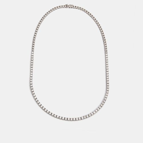 Classy Diamonds 6.94 cts 18k Gold Necklace - The Diamond Edit - Modalova