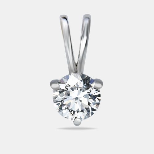 Lab Grown Diamond 0.32 ct Gold Pendant - The Diamond Edit - Modalova