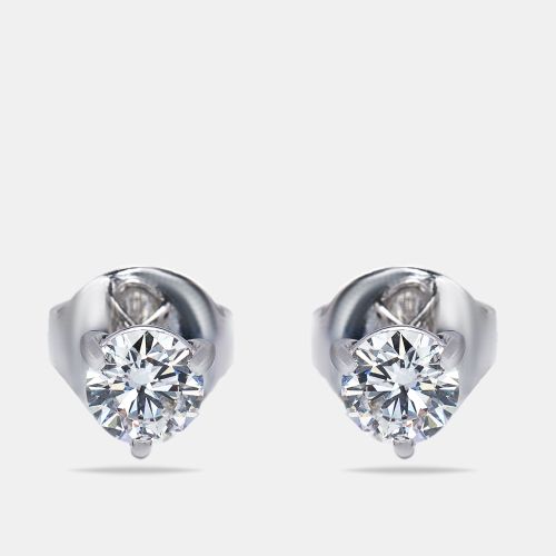 Lab Grown Diamond 1.02 ct Gold Stud Earrings - The Diamond Edit - Modalova