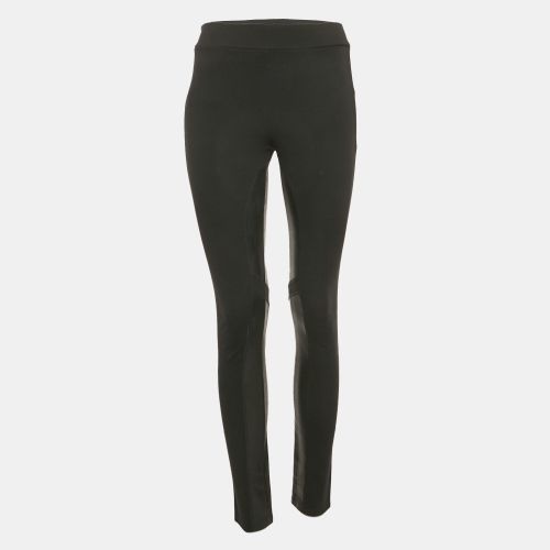 Leather Trim Jersey Leggings S - Theory - Modalova