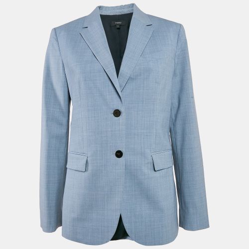 Wool Single Breasted Blazer M - Theory - Modalova
