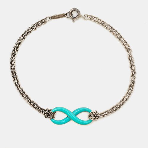 Infinity Blue Enamel Sterling Bracelet - Tiffany & Co. - Modalova