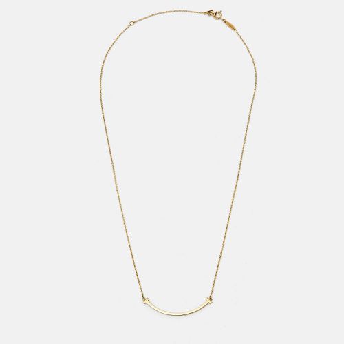 T Smile 18k Gold Small Model Necklace - Tiffany & Co. - Modalova