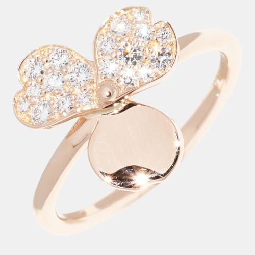 Tiffany & Co 18K PG Diamond Paper Flower Ring Metal - Tiffany & Co. - Modalova