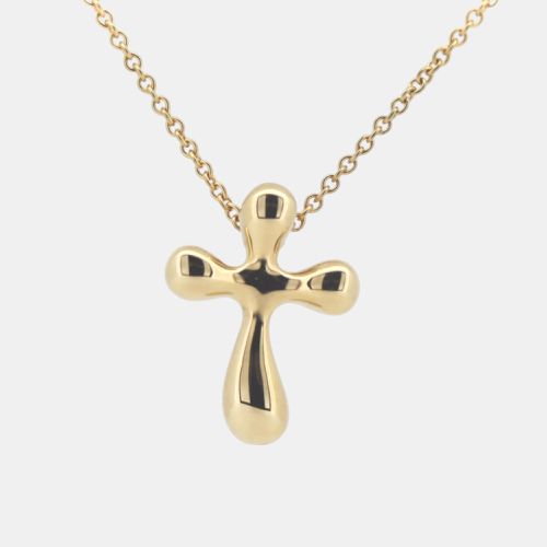 Tiffany & Co Elsa Peretti Small Cross Necklace 18K Gold - Tiffany & Co. - Modalova