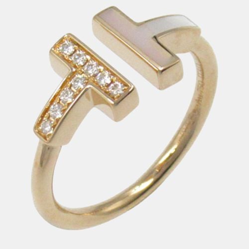 K Rose and Diamond T Wire Band Ring EU 53 - Tiffany & Co. - Modalova