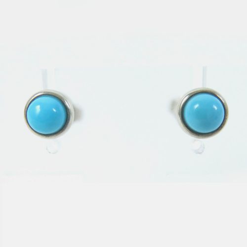 Tiffany & Co Ag925 Turquoise Cabochon Earrings Metal - Tiffany & Co. - Modalova