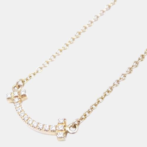 K Rose T Smile Mini Diamond Necklace - Tiffany & Co. - Modalova