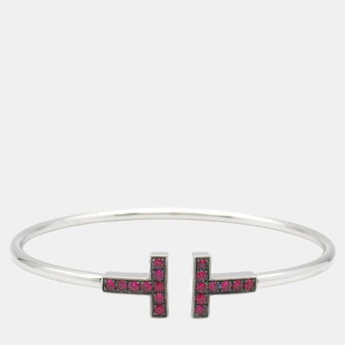 K Gold Ruby T Wire Bracelet - Tiffany & Co. - Modalova