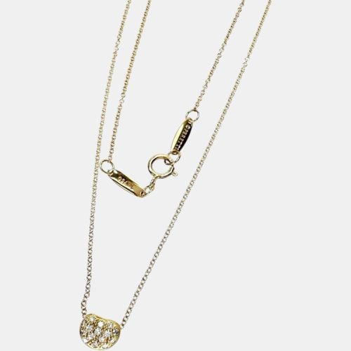 K Gold Bean Diamond Necklace - Tiffany & Co. - Modalova