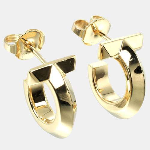 K Gold T Hoop Earrings - Tiffany & Co. - Modalova