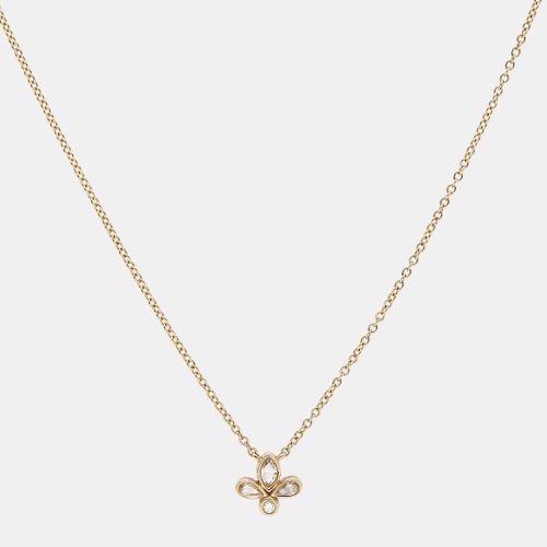 Fleur De Lis Diamond 18k Gold Necklace - Tiffany & Co. - Modalova