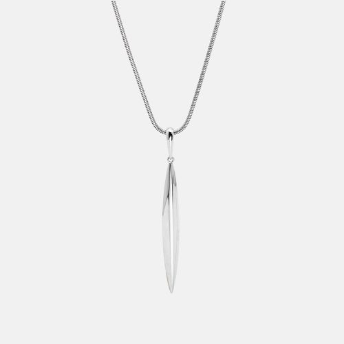 Feather Pendant 18k Gold Snake Chain Pendant Necklace - Tiffany & Co. - Modalova