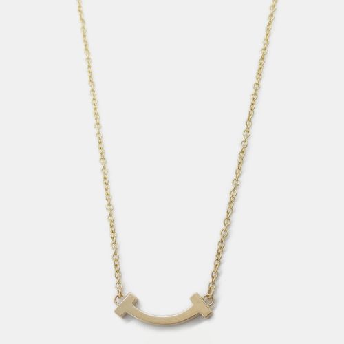 K Gold T Smile Mini Necklace - Tiffany & Co. - Modalova