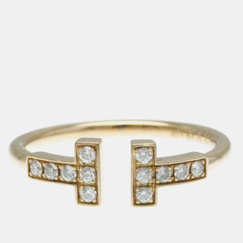 K Rose and Diamond Tiffany T Wire Ring EU 50 - Tiffany & Co. - Modalova