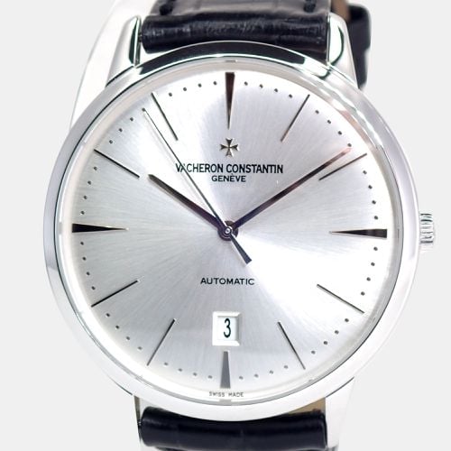 K White Gold Patrimony Contemporary Date Self Winding WG 85180/000G-9230 Watch 40 mm - Vacheron Constantin - Modalova