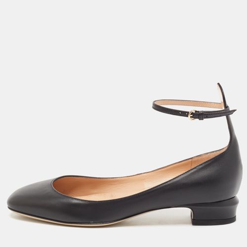 Leather Tango Ankle Strap Flats Size 37.5 - Valentino - Modalova