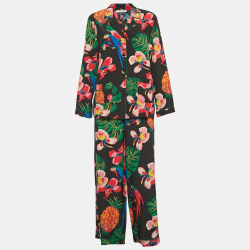 Tropical Print Silk Shirt and Pants M - Valentino - Modalova