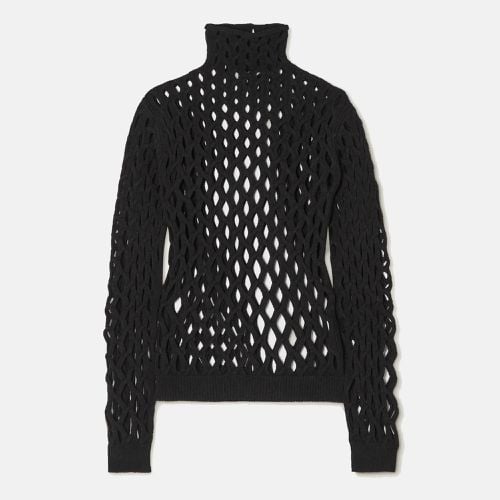 Mesh Knit High Neck Sweater L - Valentino - Modalova