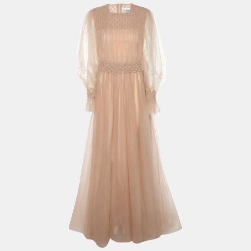 Tulle Long Sleeve Evening Dress L - Valentino - Modalova