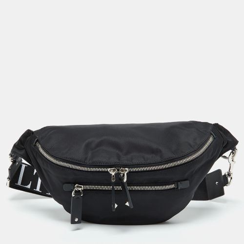 Nylon and Leather Belt Bag - Valentino - Modalova