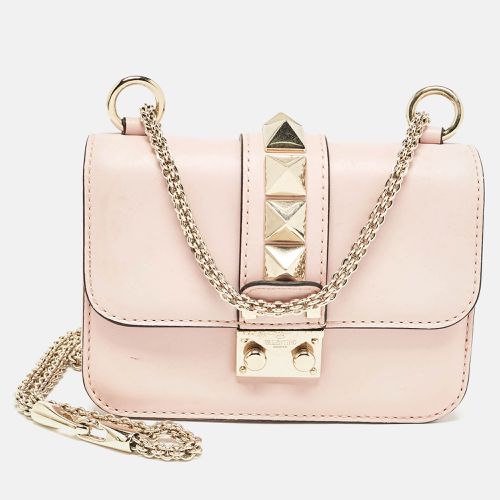 Light Leather Mini Glam Lock Flap Shoulder Bag - Valentino - Modalova