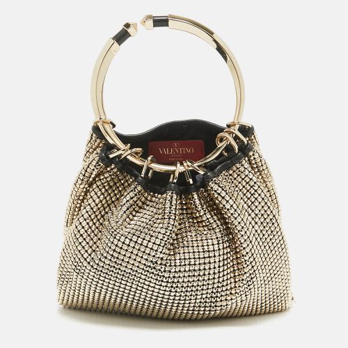 Chainmail Bebop Ring Loop-Handle Clutch - Valentino - Modalova