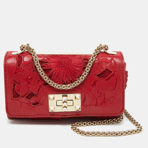 Leather and Lace Va Va Voom Chain Crossbody Bag - Valentino - Modalova